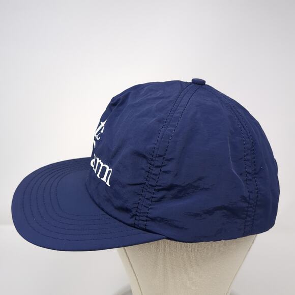State Farm Snapback Hat Solid Blue One Size Adjustable Outdoor USA Vintage - Picture 3 of 9